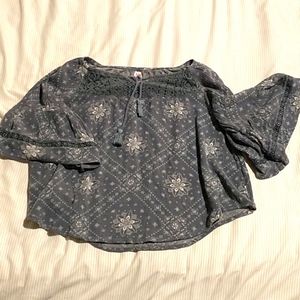 Justice girls top sz 10